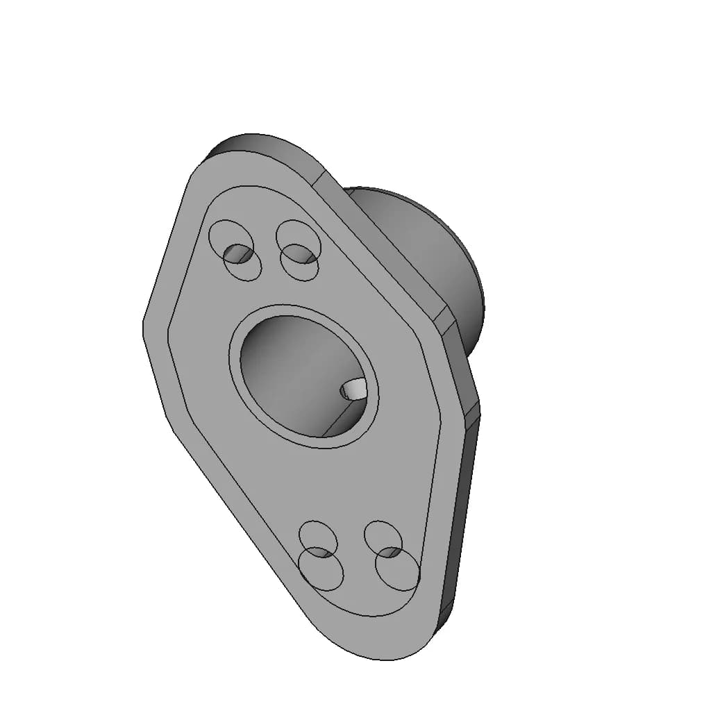 3D Mini Turbine - Standard Mechanical Component_60_30_degree_snapshot