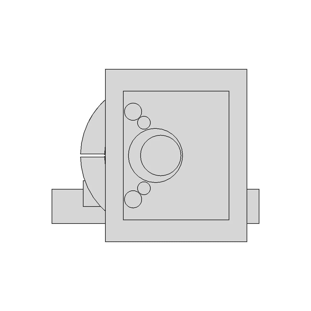 Rigid Quick Toolpost 10X10 For Taig Lathe | High-Quality CAD Model_90_0_degree_snapshot