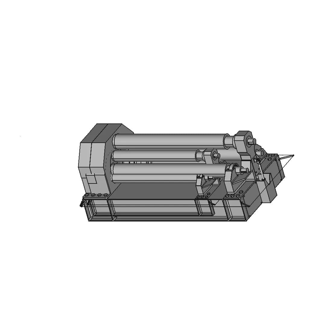 3 Roll Bending Machine | 3D Engineering Design File_60_30_degree_snapshot