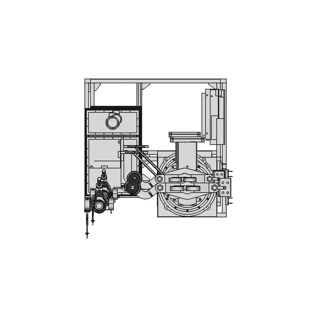 Hydrostatic Test Table For The Artillery Body Shell Example For 155 Mm He | 3D Engineering Design File_270_0_degree_snapshot