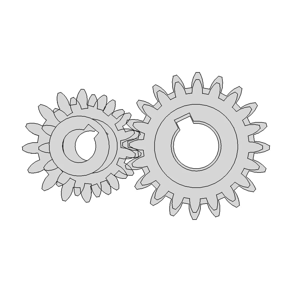 Spur Gear | High-Quality CAD Model_0_0_degree_snapshot