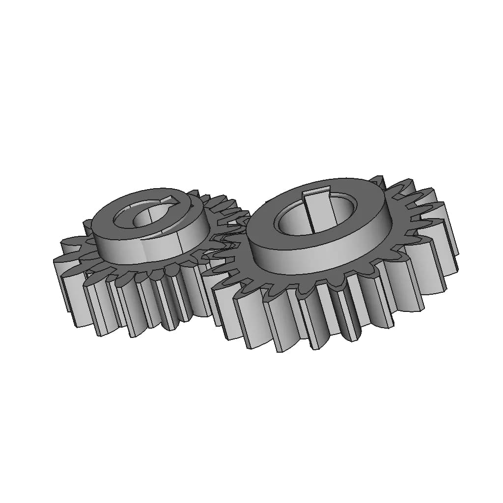 Spur Gear | High-Quality CAD Model_60_30_degree_snapshot