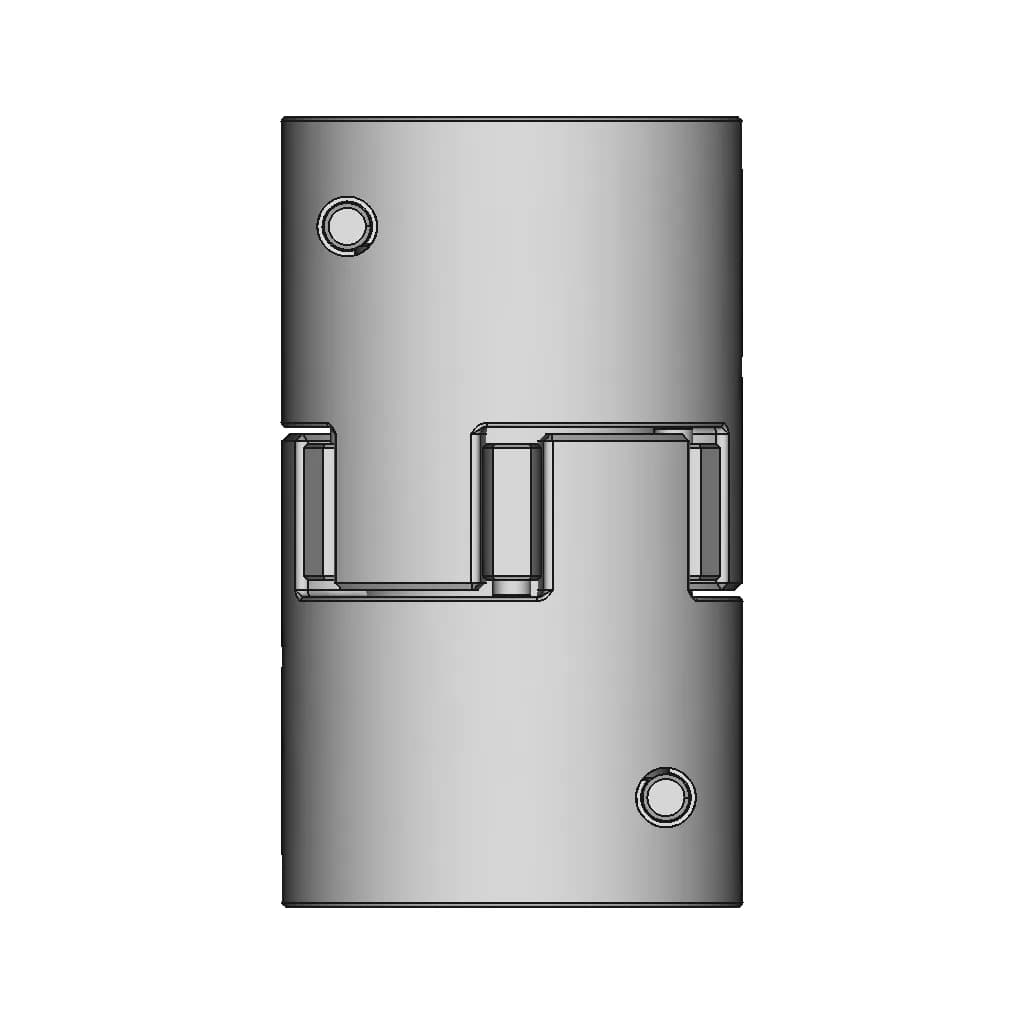Jaw Type Coupling | 3D Engineering Design File_0_0_degree_snapshot