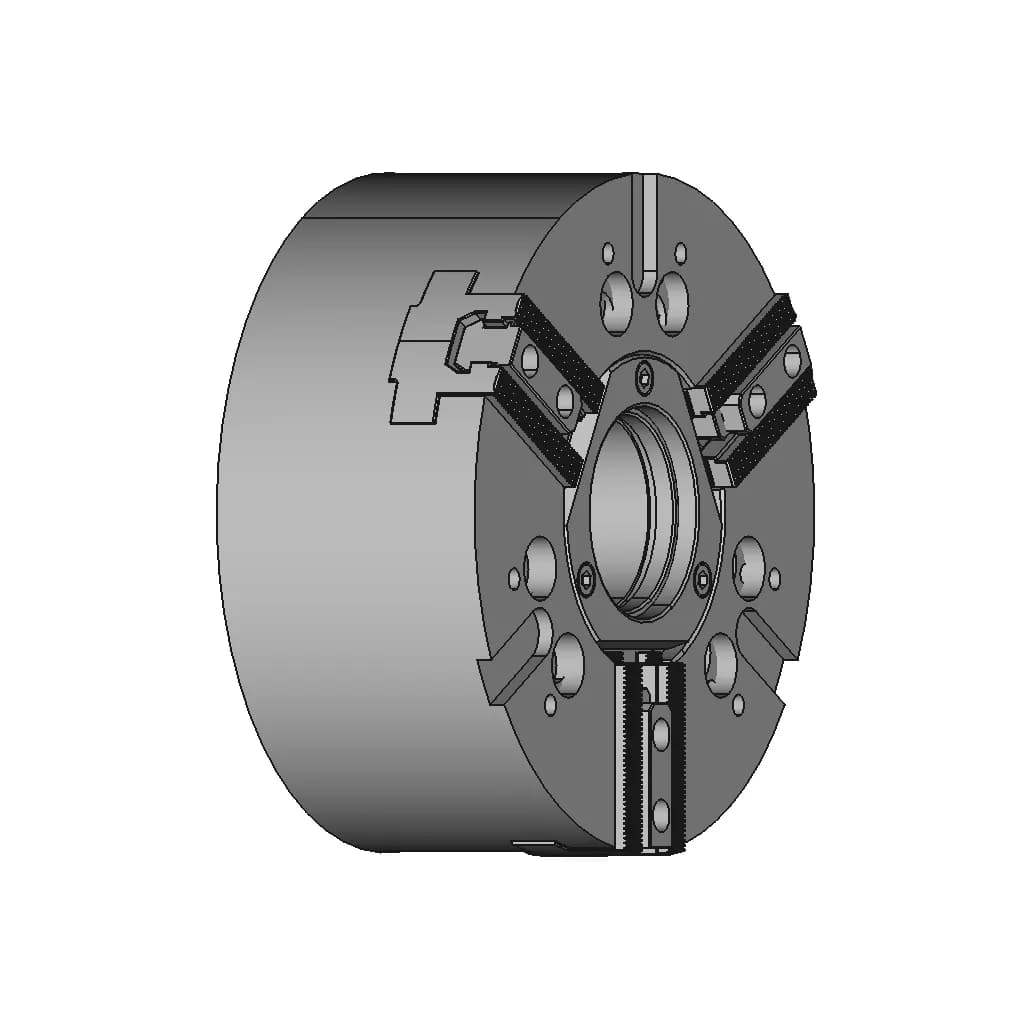 Mandrin Pour Tour Cn | High-Quality CAD Model_60_30_degree_snapshot