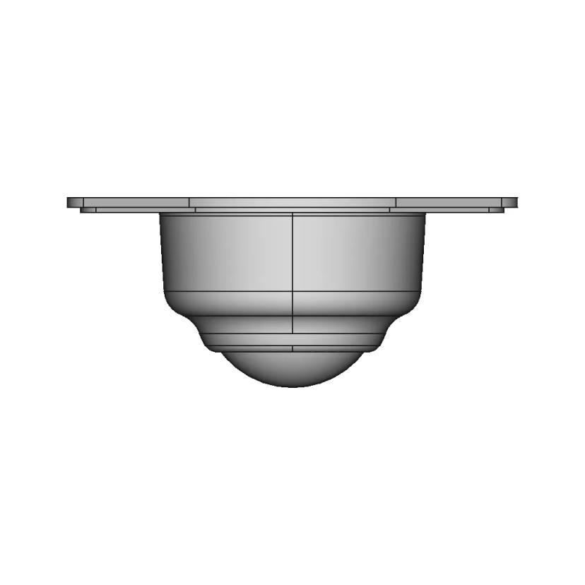 Base Mount Ball Roller Design | High-Quality CAD Model