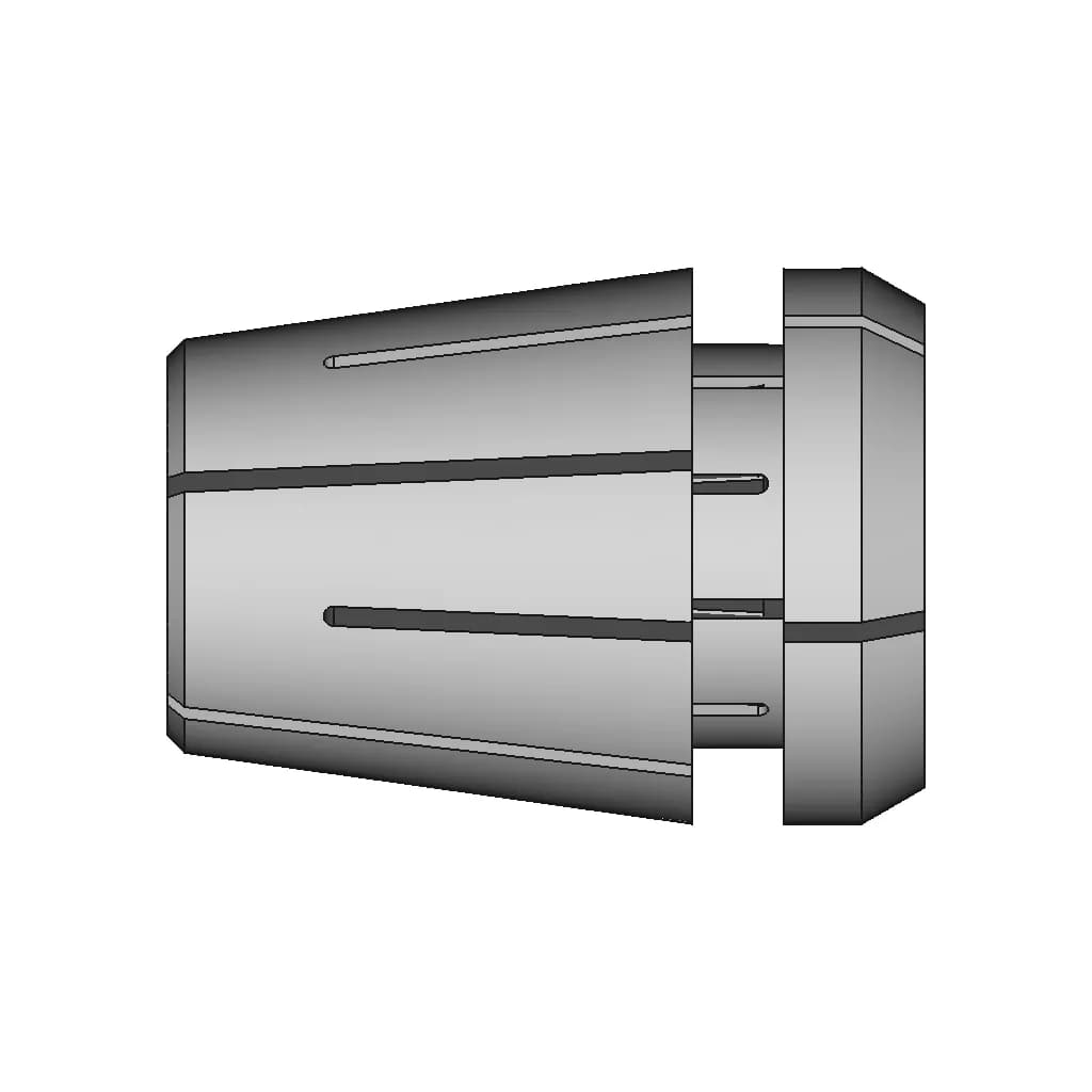 Er Parametric Collet | 3D Engineering Design File_90_0_degree_snapshot