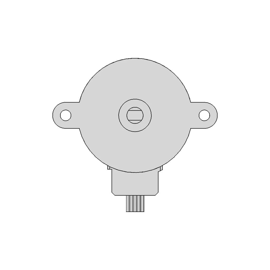 35Byj412B Geared Stepper Motor | High-Quality CAD Model_270_0_degree_snapshot