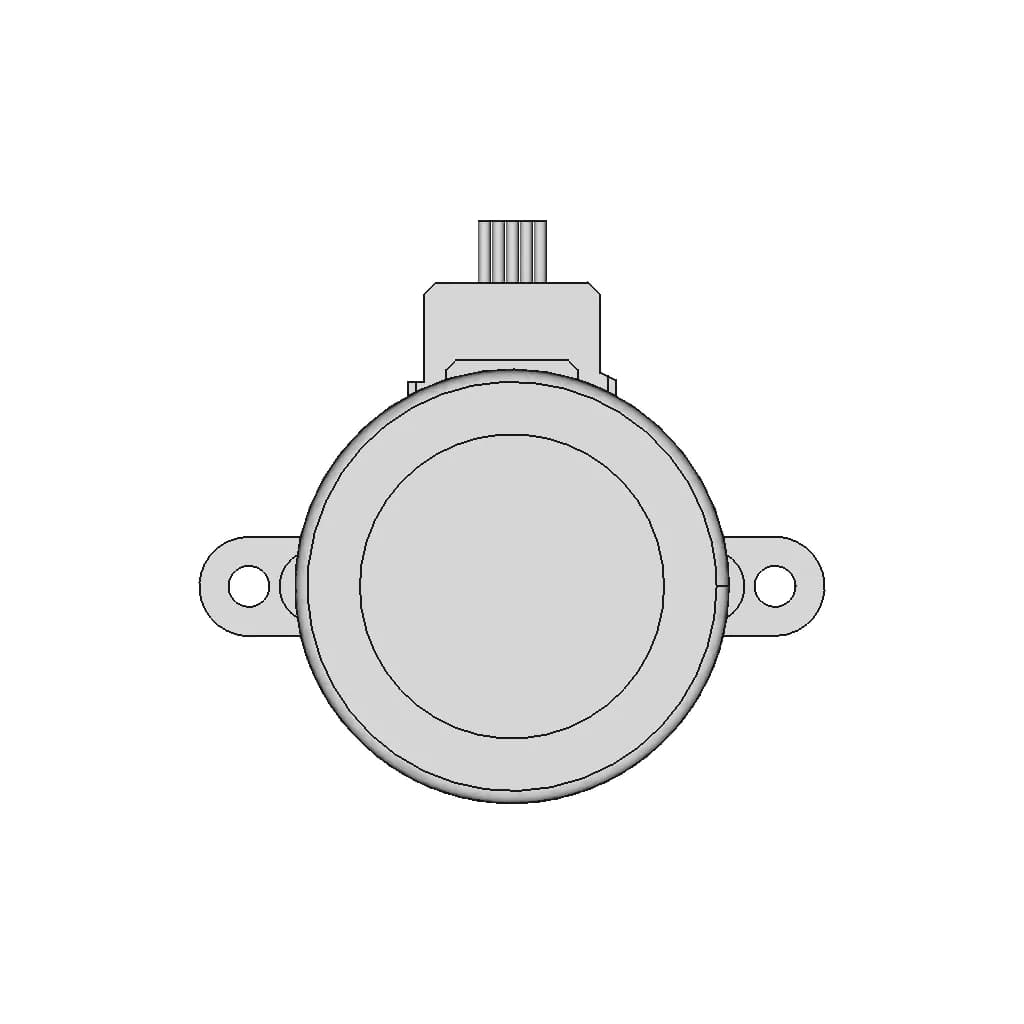 35Byj412B Geared Stepper Motor | High-Quality CAD Model_90_0_degree_snapshot