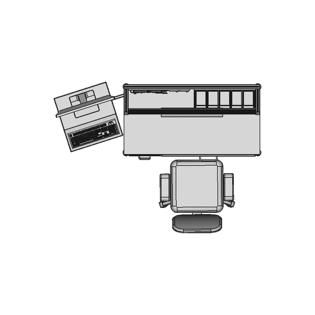 Esd Assembly Line Inspection Work Table | High-Quality CAD Model_0_0_degree_snapshot