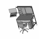 Esd Assembly Line Inspection Work Table | High-Quality CAD Model_60_30_degree_snapshot