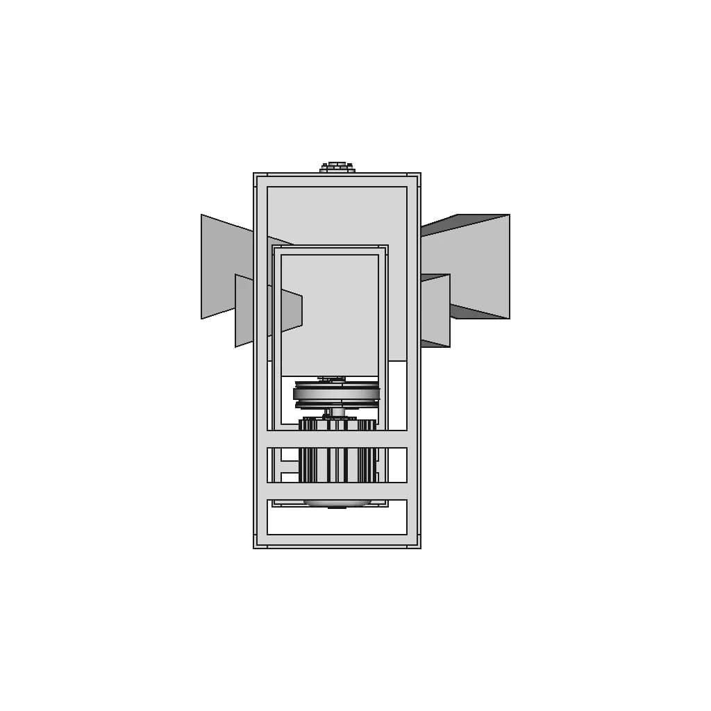 Motor Crusher In Solidworks - Standard Mechanical Component_0_0_degree_snapshot