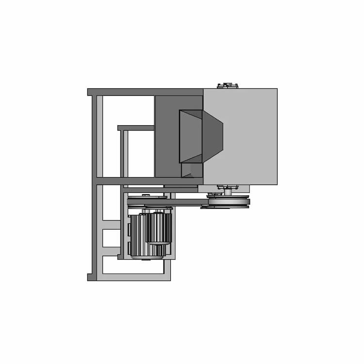 Motor Crusher In Solidworks - Standard Mechanical Component