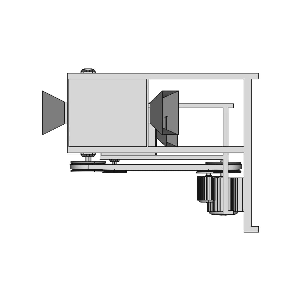 Motor Crusher In Solidworks - Standard Mechanical Component_0_270_degree_snapshot