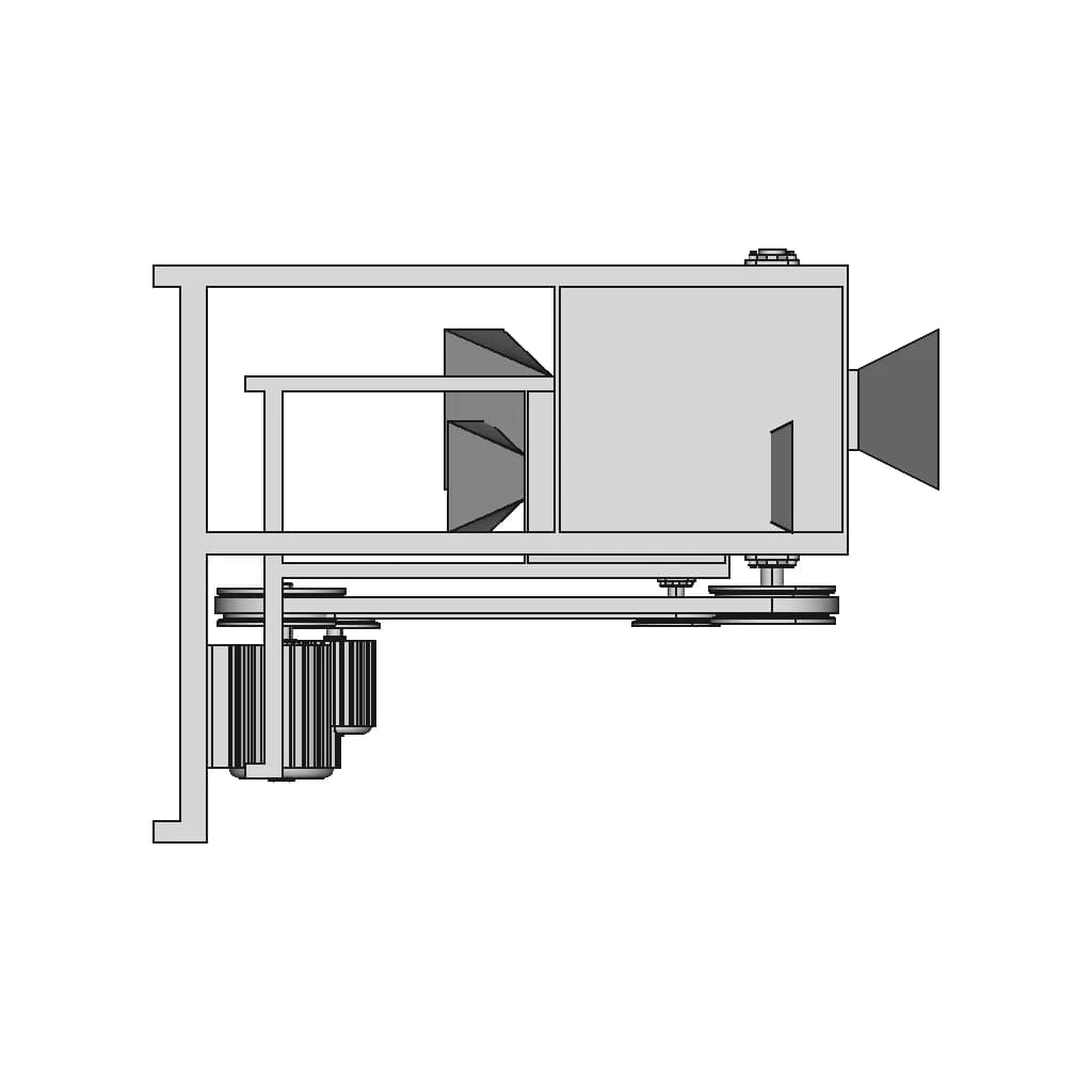 Motor Crusher In Solidworks - Standard Mechanical Component_0_90_degree_snapshot