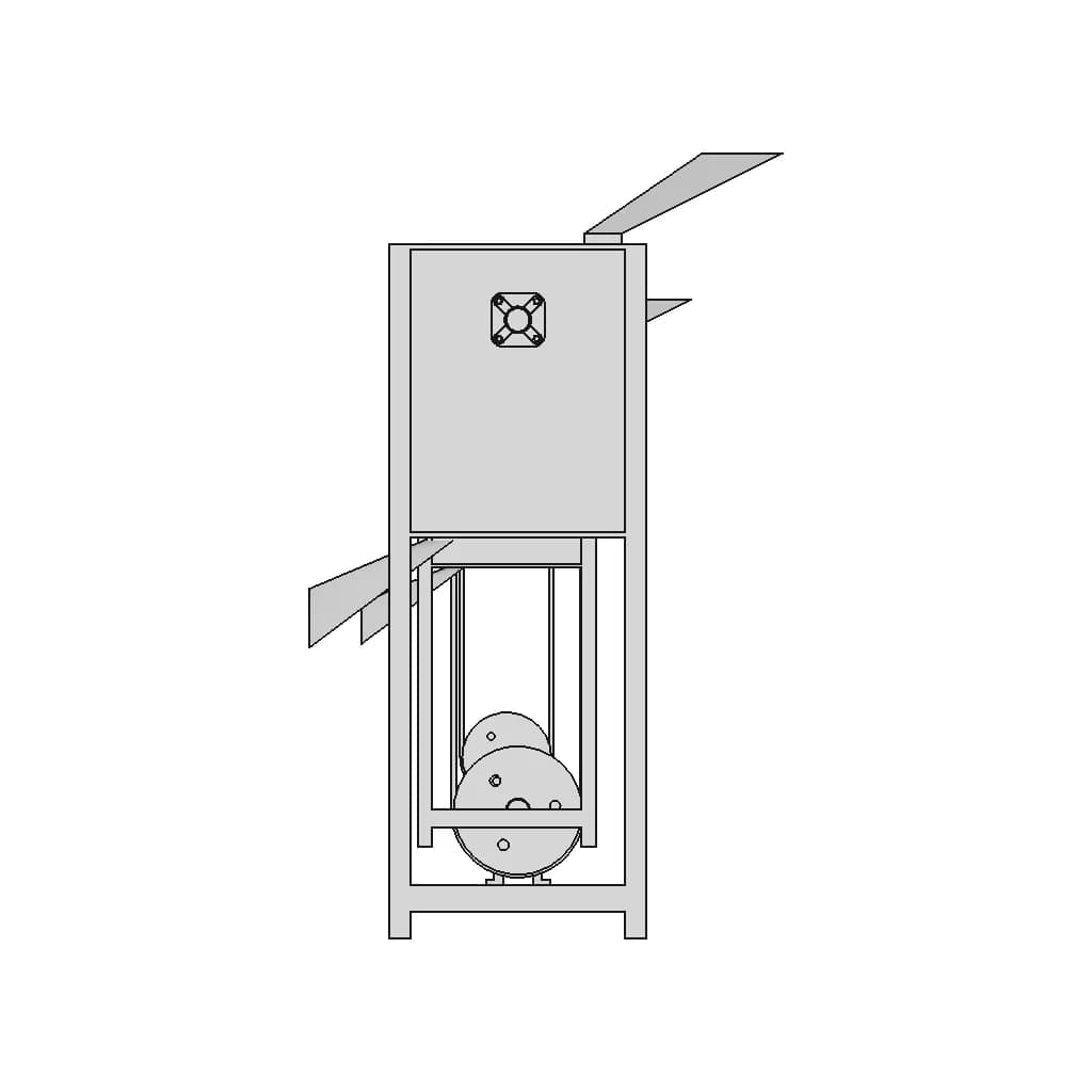 Motor Crusher In Solidworks - Standard Mechanical Component_270_0_degree_snapshot