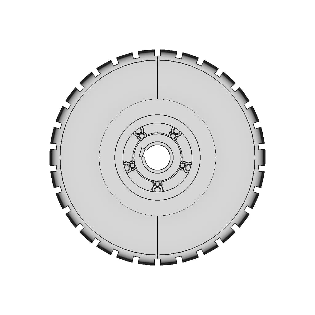 Forklift Wheel | 3D Engineering Design File_0_0_degree_snapshot