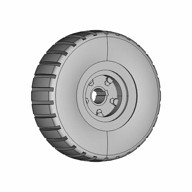 Forklift Wheel | 3D Engineering Design File
