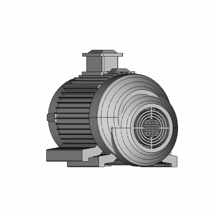 3 Phase Induction Motor | High-Quality CAD Model