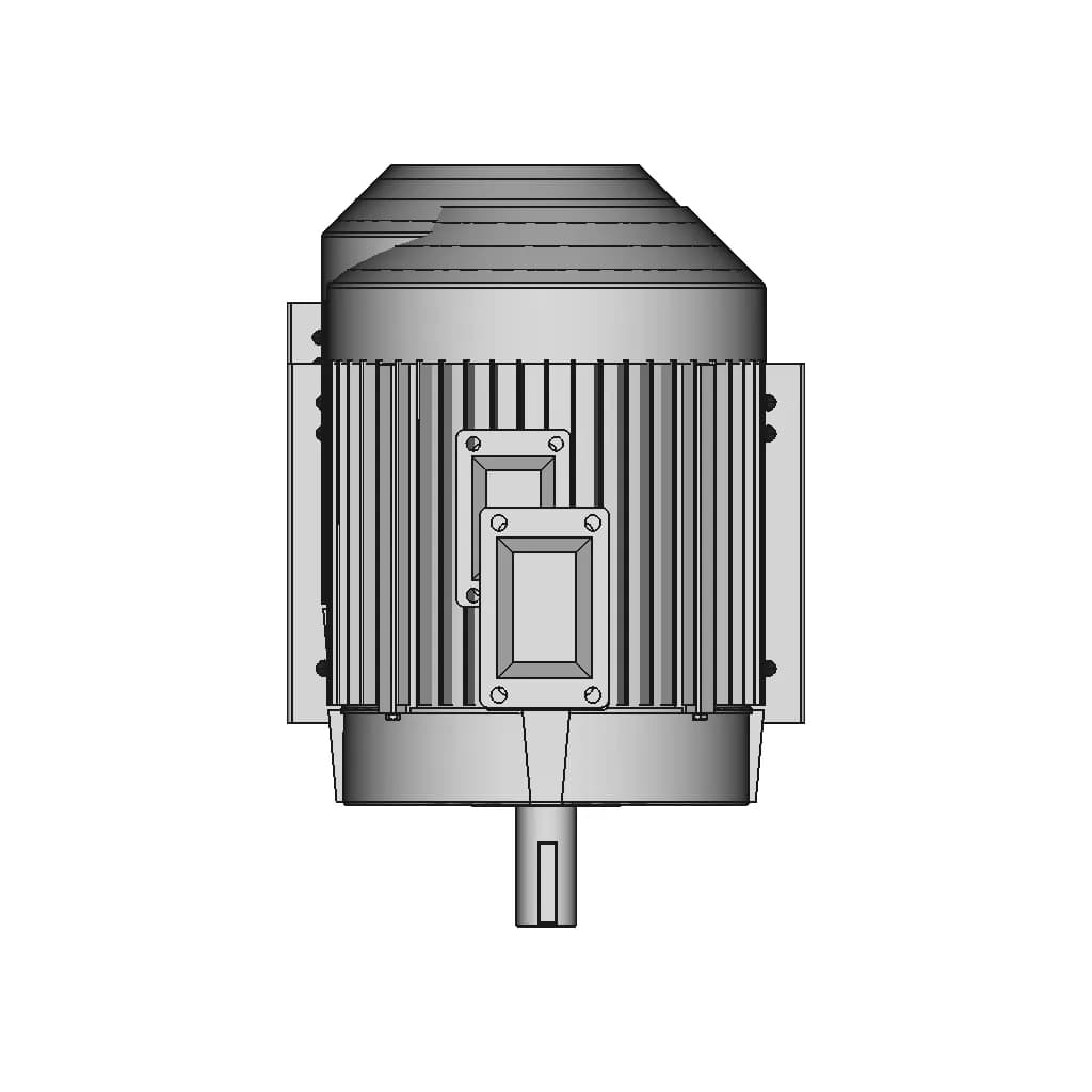 3 Phase Induction Motor | High-Quality CAD Model_270_0_degree_snapshot