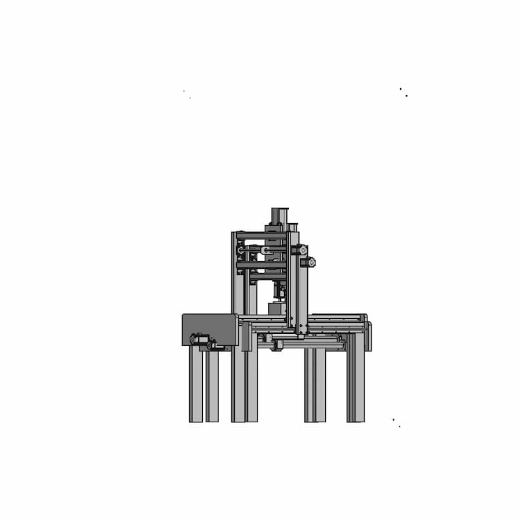 3 Axis Automated Grinding Machine Gantry Mechanism | High-Quality CAD Model
