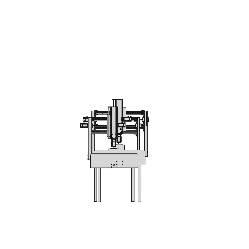 3 Axis Automated Grinding Machine Gantry Mechanism | High-Quality CAD Model_0_270_degree_snapshot