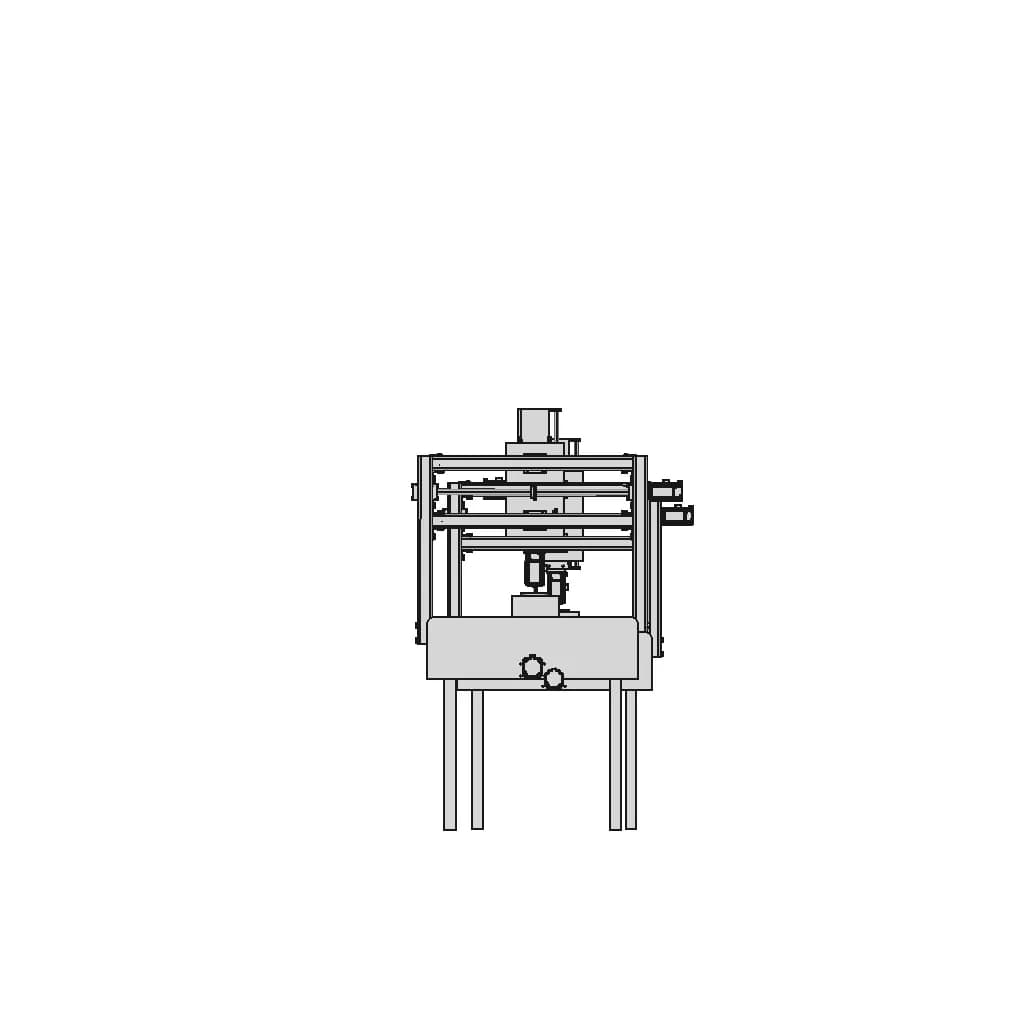 3 Axis Automated Grinding Machine Gantry Mechanism | High-Quality CAD Model_0_90_degree_snapshot
