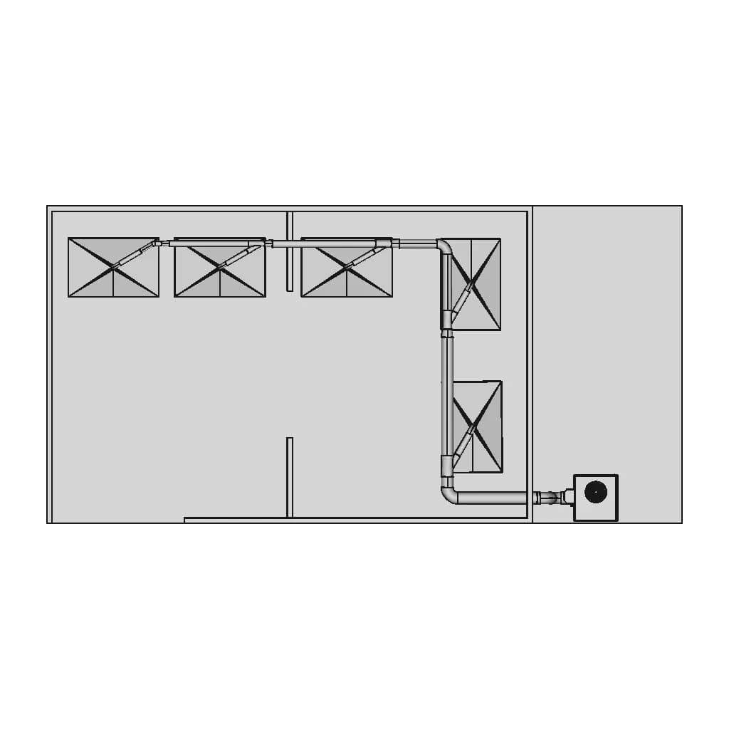 Donaldson Uma 150 Dust Collection System | High-Quality CAD Model_270_0_degree_snapshot