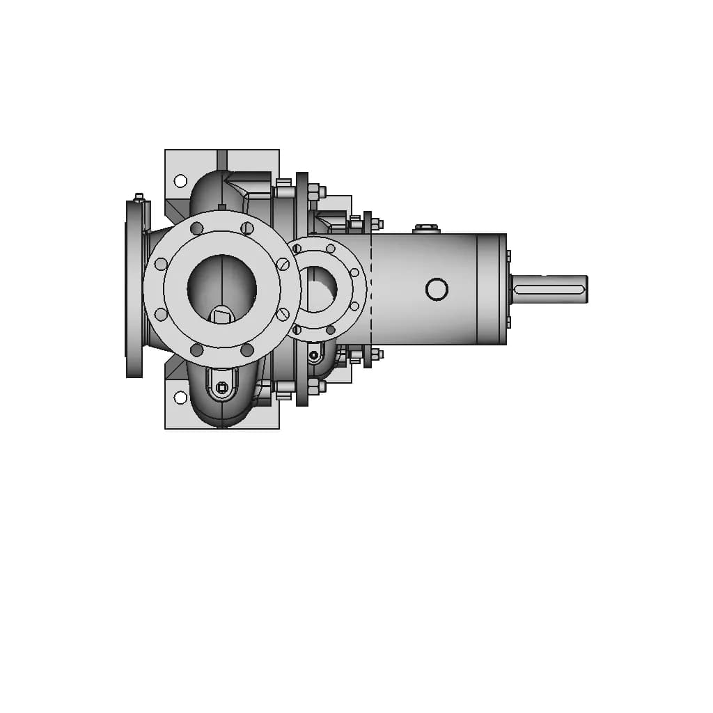 100 Hp Pumping Skid | High-Quality CAD Model_270_0_degree_snapshot