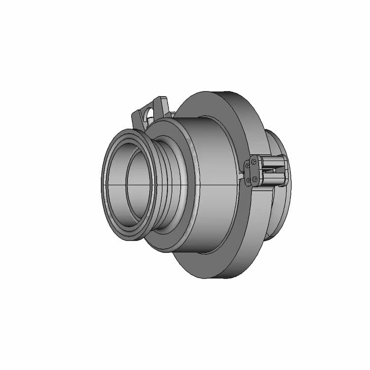 Gardner Denver Screw Type Air Compressor With Dryers And Accumulator Tank - Downloadable CAD Representation