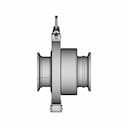 Gardner Denver Screw Type Air Compressor With Dryers And Accumulator Tank - Downloadable CAD Representation_90_0_degree_snapshot
