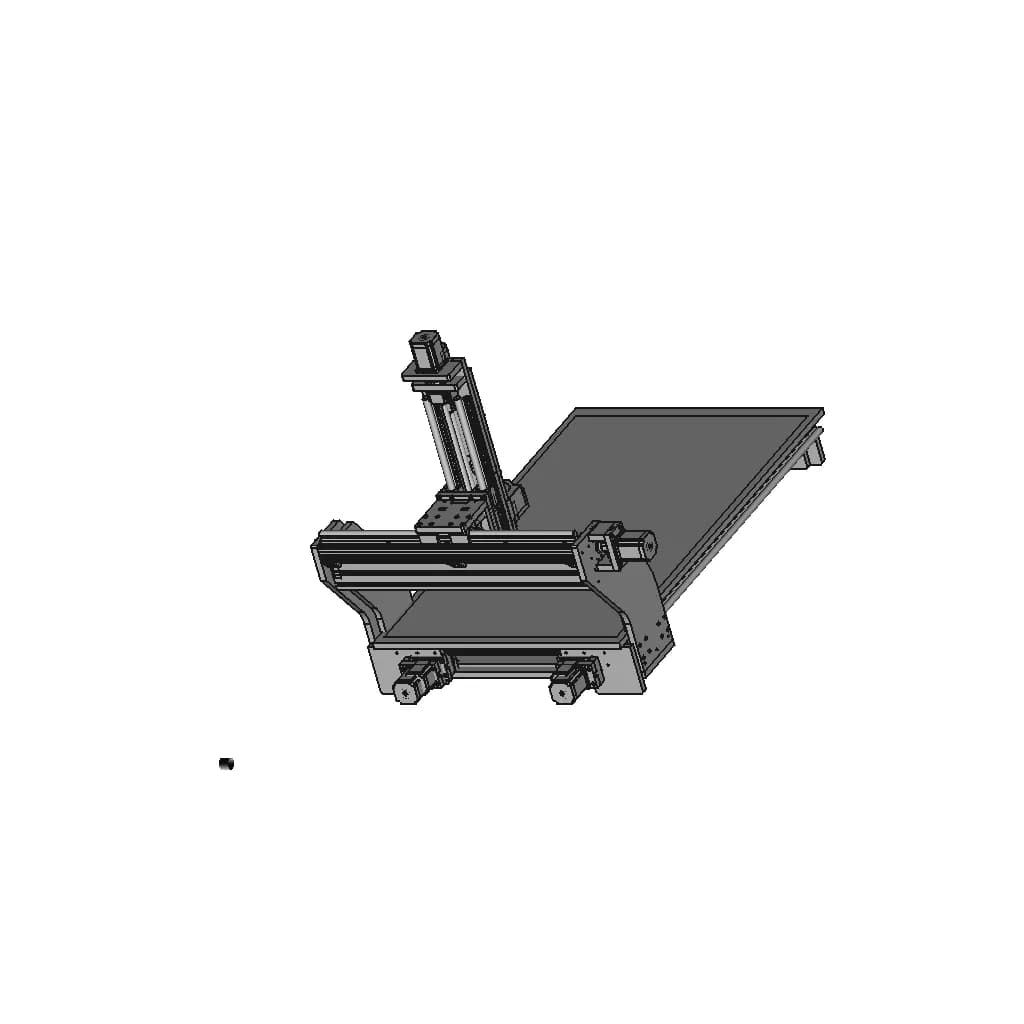 Cnc Mill_Router Dual X Motor | High-Quality CAD Model_60_30_degree_snapshot