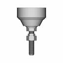 Adjustable Foot M12 60Mm - Standard Mechanical Component_270_0_degree_snapshot