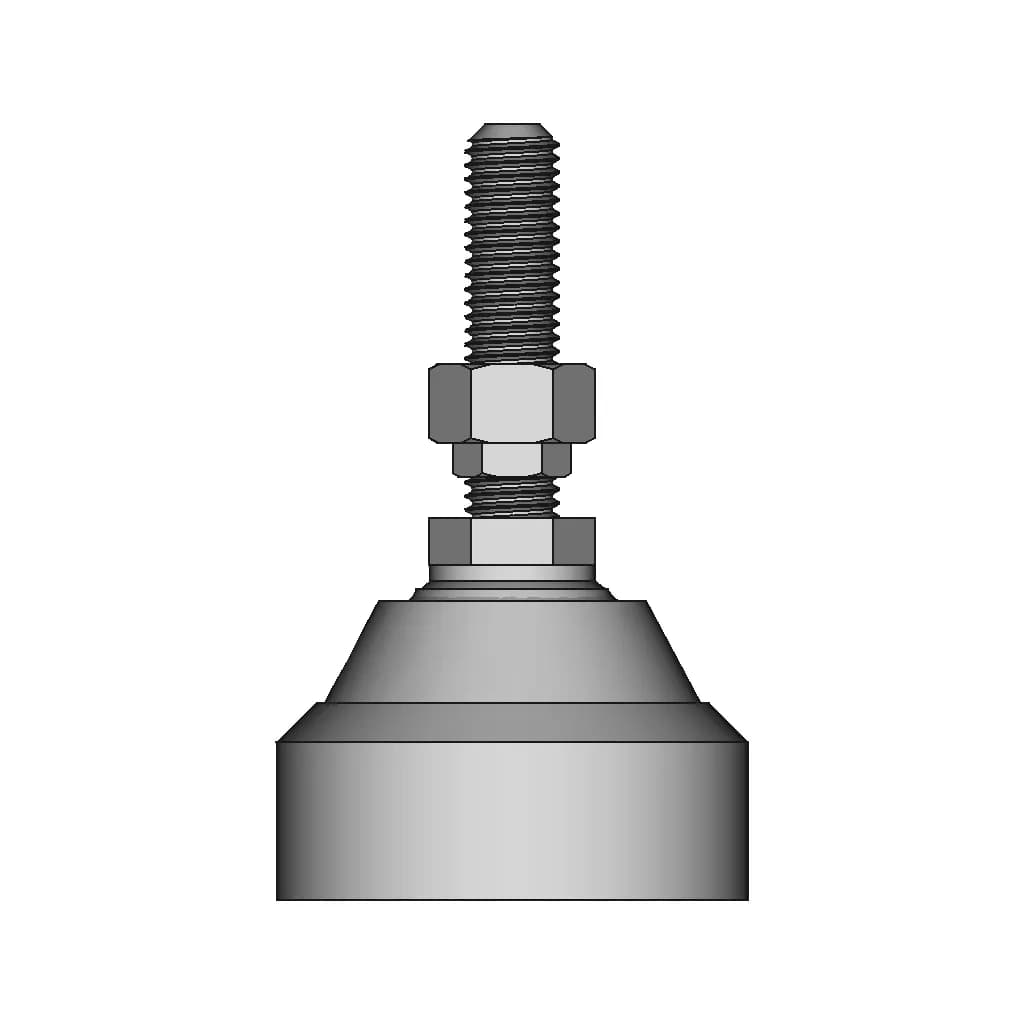 Adjustable Foot M12 60Mm - Standard Mechanical Component_90_0_degree_snapshot