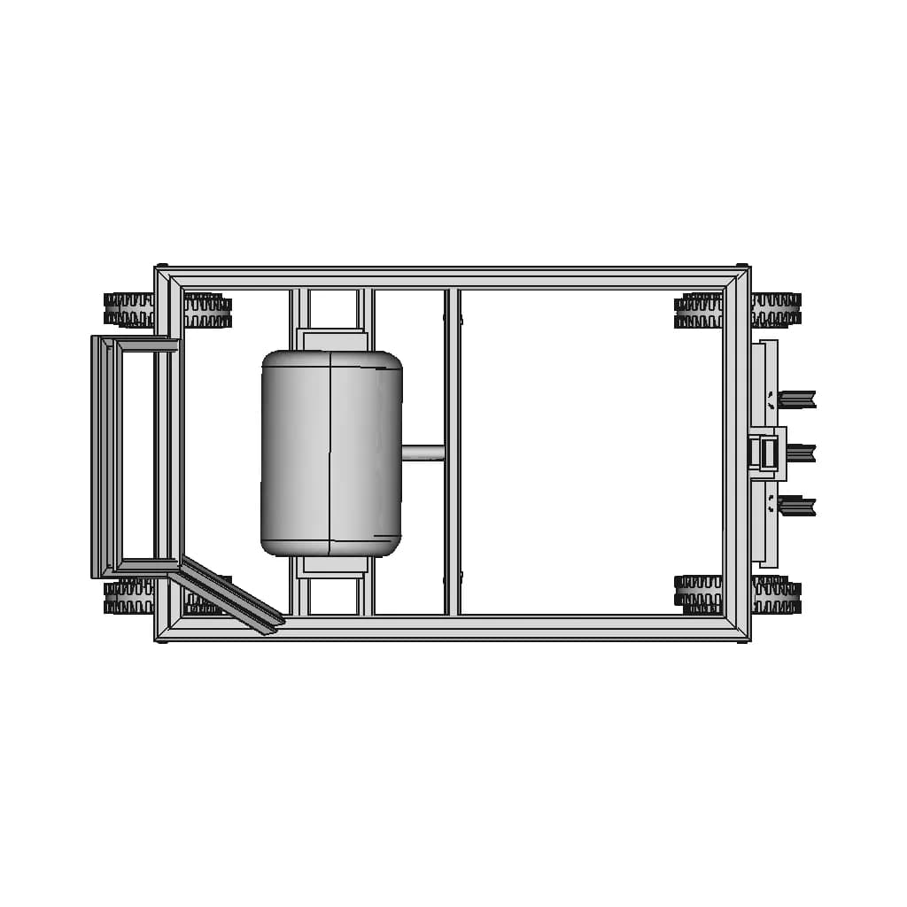 Multipurpose Agriculture Drum Seeder - Standard Mechanical Component_0_0_degree_snapshot