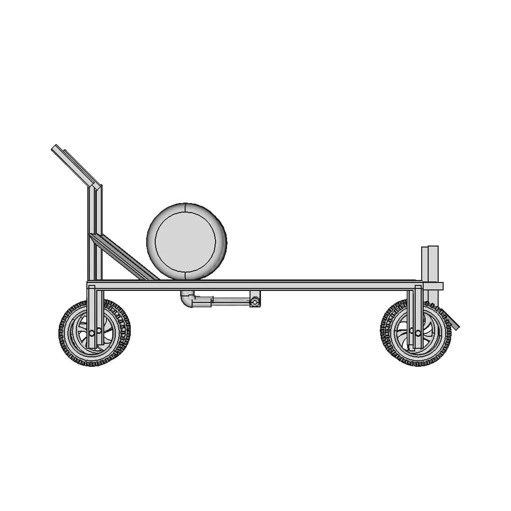 Multipurpose Agriculture Drum Seeder - Standard Mechanical Component_90_0_degree_snapshot