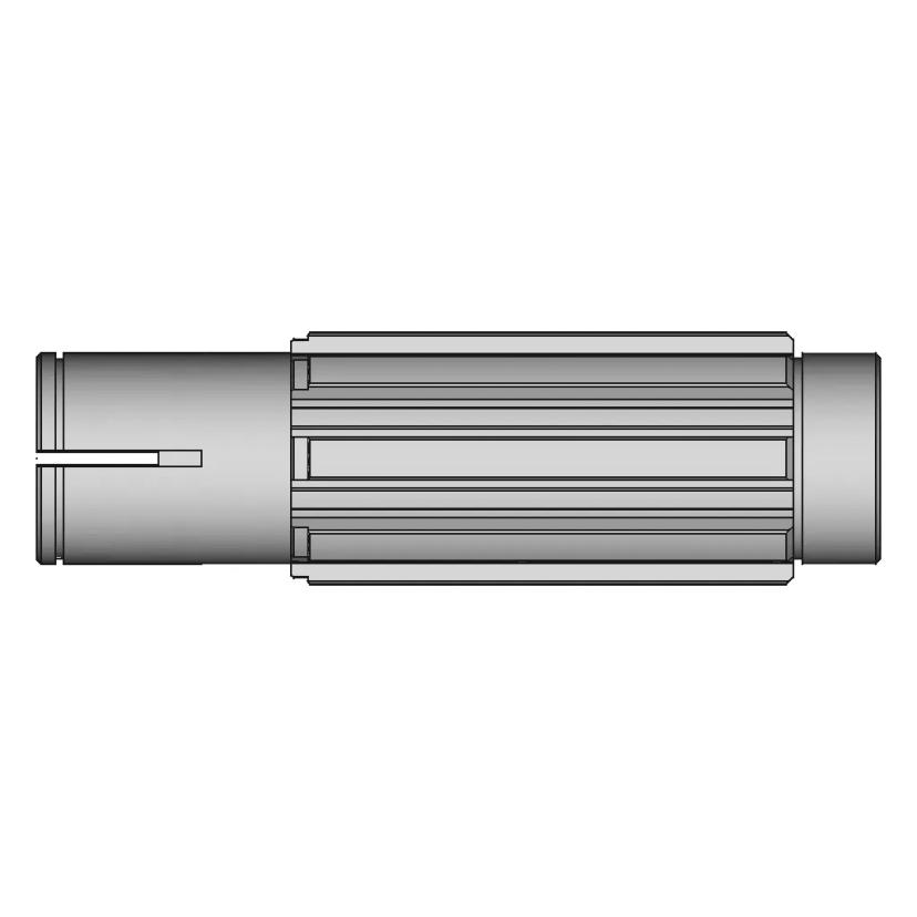 Spline Shaft | High-Quality CAD Model