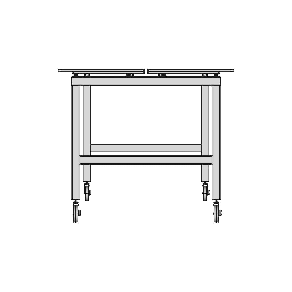 Welding Table 1000X1000Mm - Downloadable CAD Representation_0_0_degree_snapshot