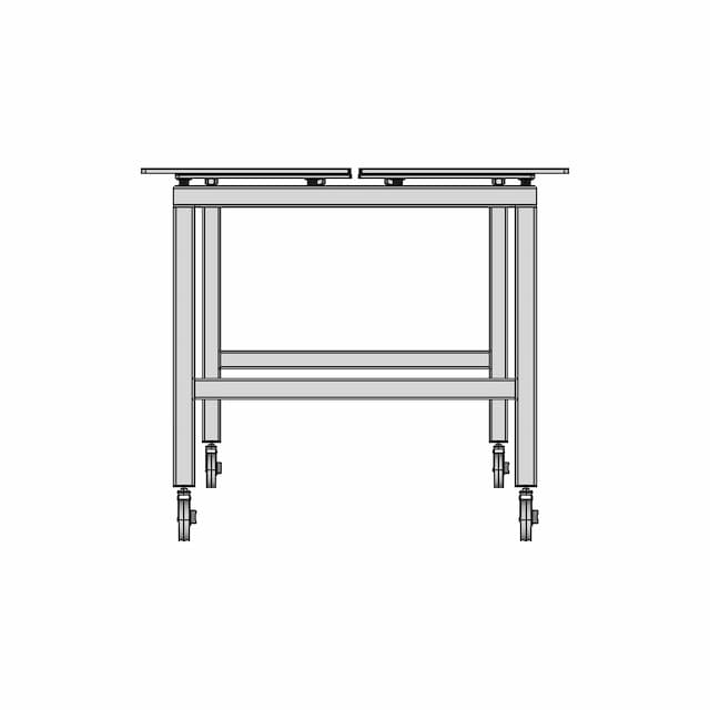 Welding Table 1000X1000Mm - Downloadable CAD Representation
