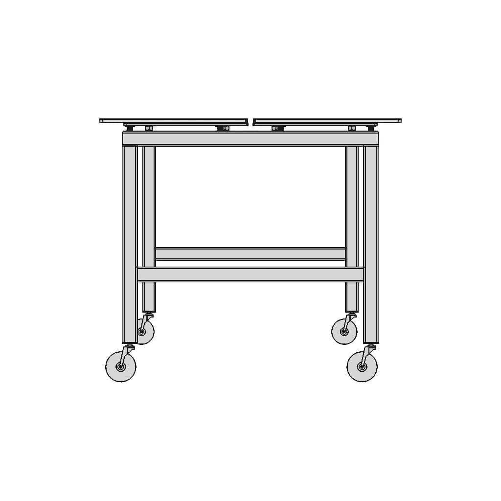 Welding Table 1000X1000Mm - Downloadable CAD Representation_0_270_degree_snapshot