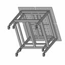 Welding Table 1000X1000Mm - Downloadable CAD Representation_60_30_degree_snapshot