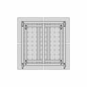 Welding Table 1000X1000Mm - Downloadable CAD Representation_90_0_degree_snapshot