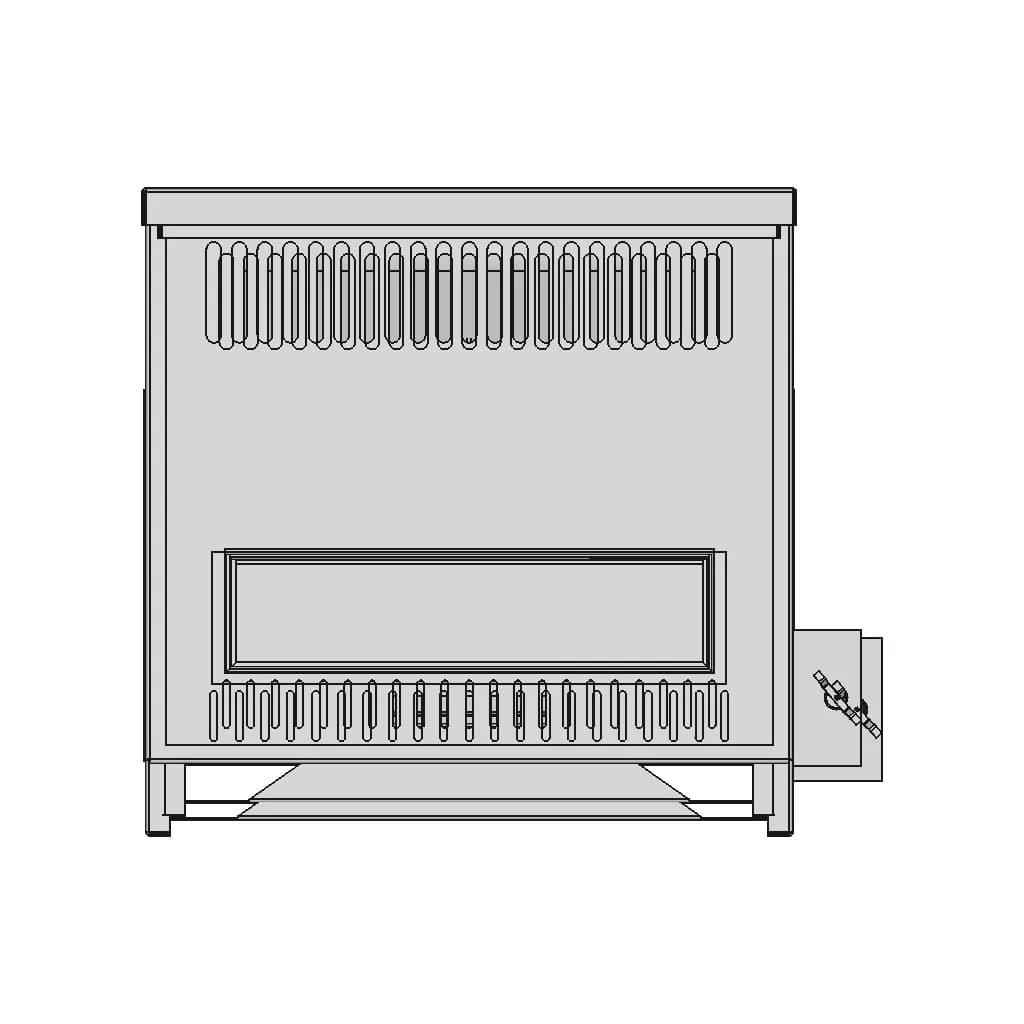 Sheet Metal Heater - Downloadable CAD Representation_0_0_degree_snapshot