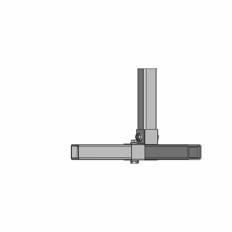Square Tubes Bracket | 3D Engineering Design File