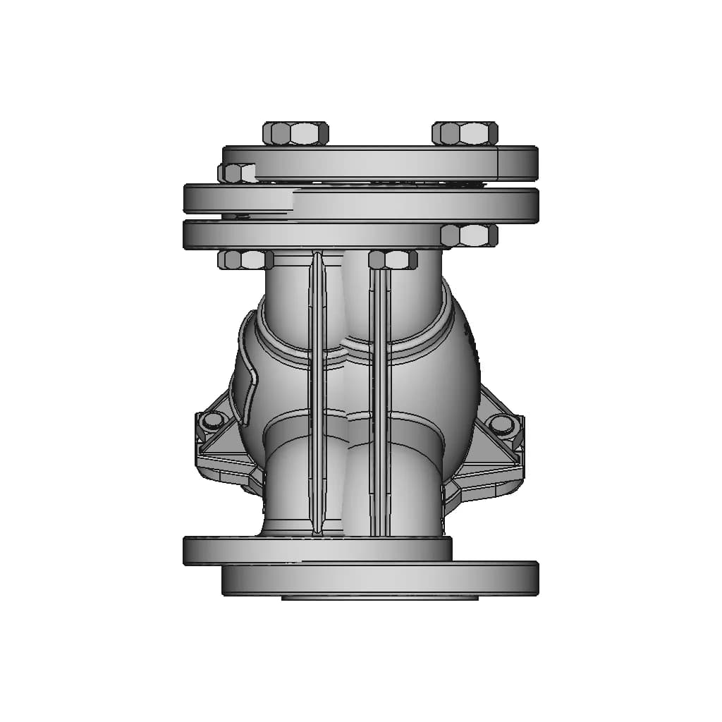 Y Strainer Brass Dn50 Pn16 | High-Quality CAD Model_270_0_degree_snapshot