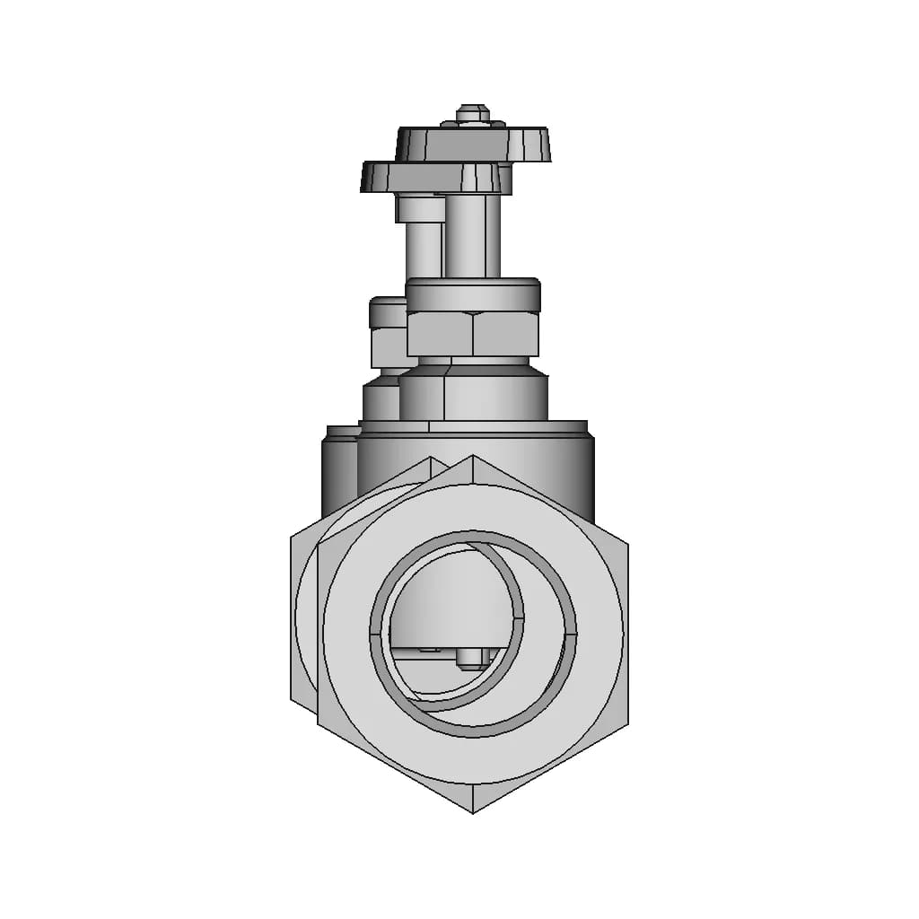 Design Of Gate Valve | High-Quality CAD Model_0_270_degree_snapshot