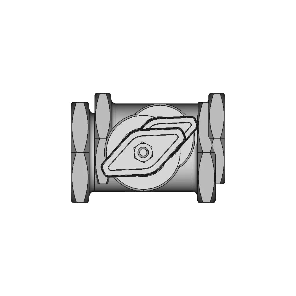 Design Of Gate Valve | High-Quality CAD Model_270_0_degree_snapshot