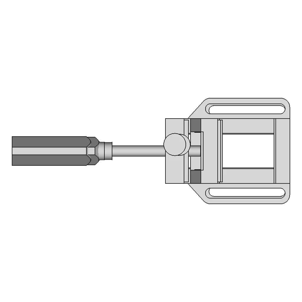 Hbm Small Drill Vise - Downloadable CAD Representation_270_0_degree_snapshot