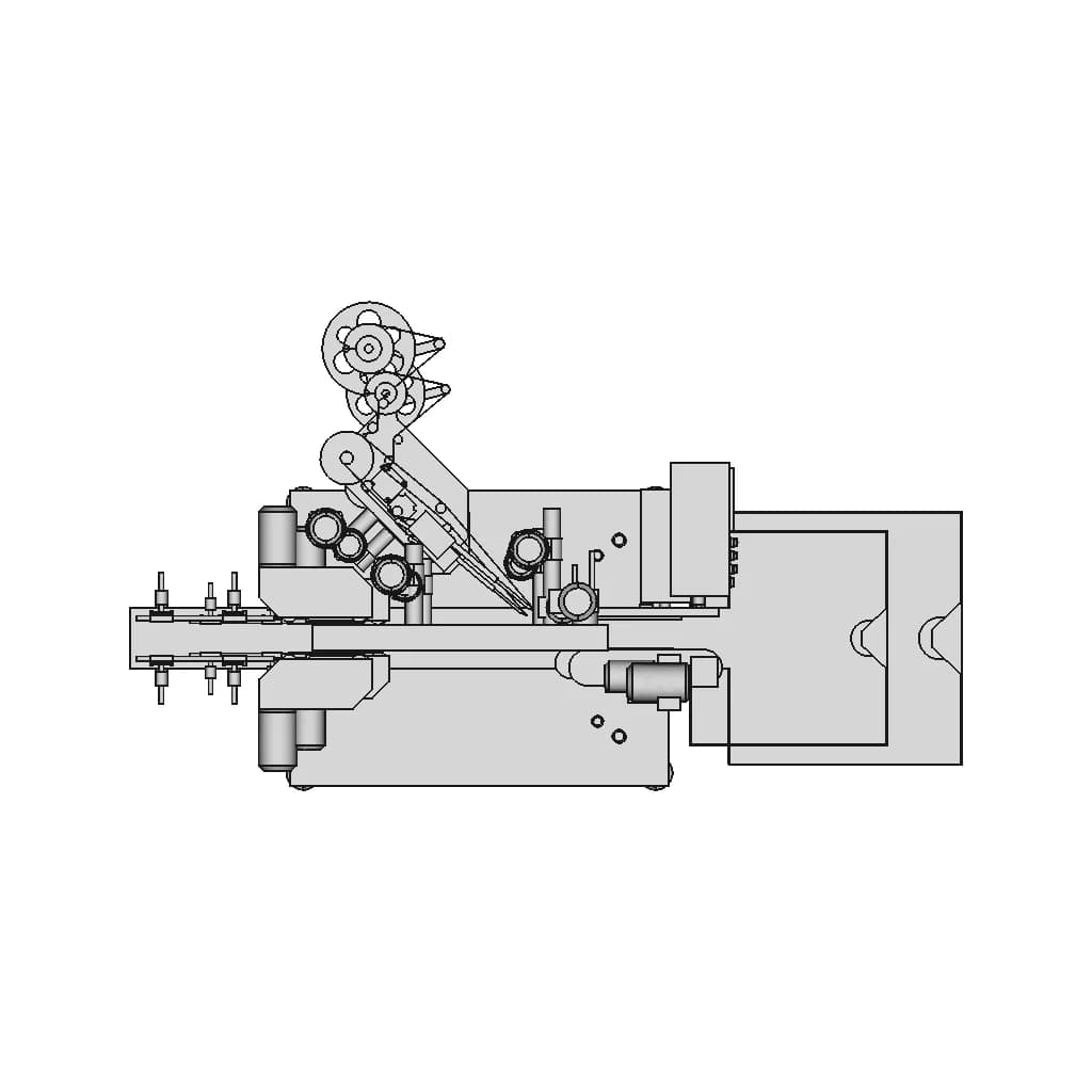 Etiquetadora De 1 Cabezal | High-Quality CAD Model_270_0_degree_snapshot