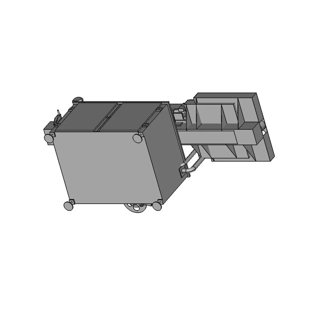 Etiquetadora De 1 Cabezal | High-Quality CAD Model_60_30_degree_snapshot