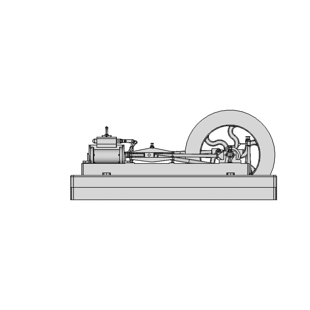 Twin Modified Stuart Steam Engine | 3D Engineering Design File_0_0_degree_snapshot